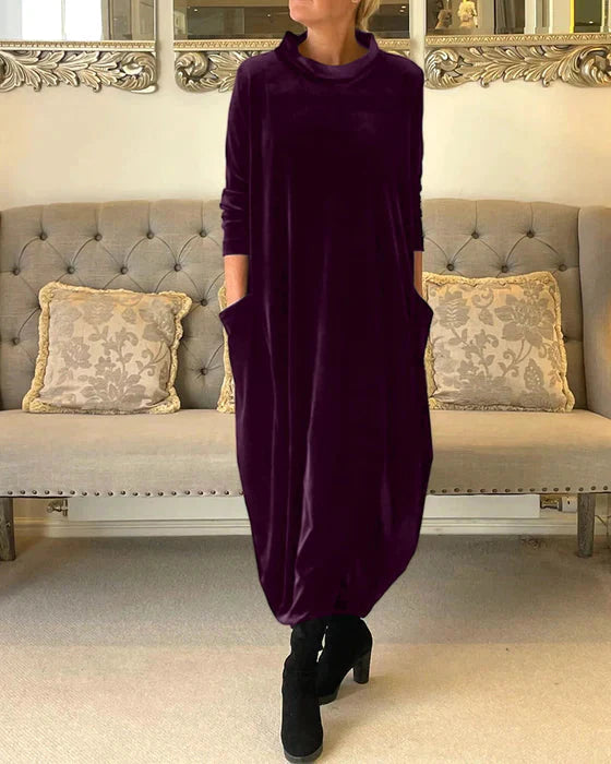 ELORA™ - Robe de soirée en velours
