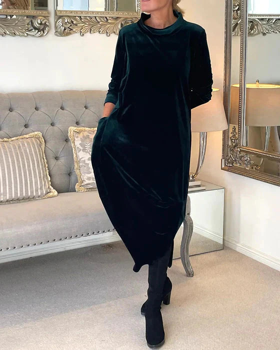 ELORA™ - Robe de soirée en velours