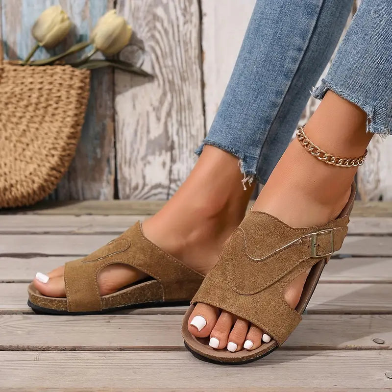 Lydia | Sandales d'été confortables à enfiler