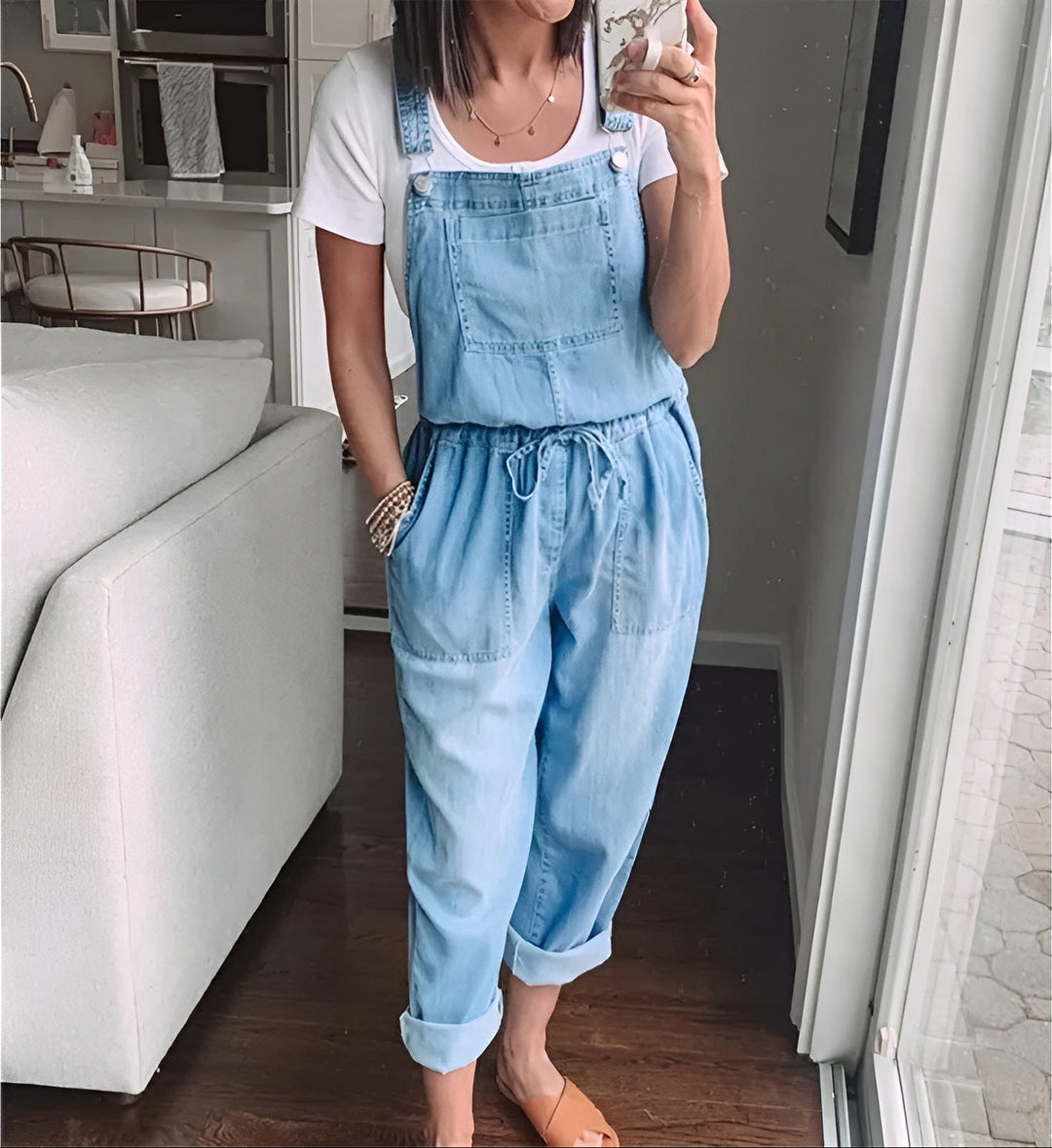 Carly – Combinaison en jean décontractée et stylée