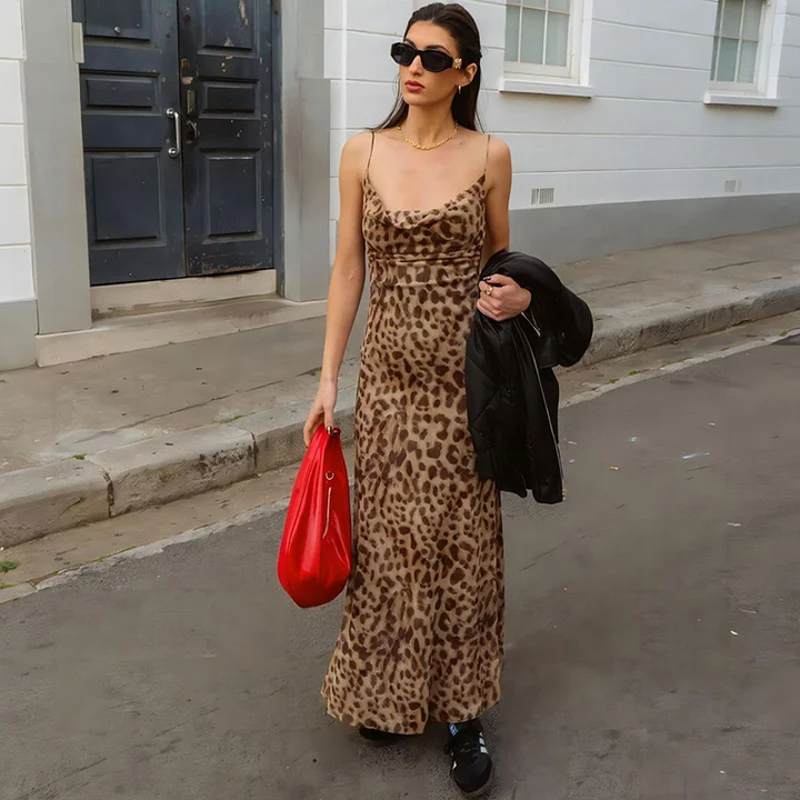 Sophia | Robe Sexy Léopard Été 2024