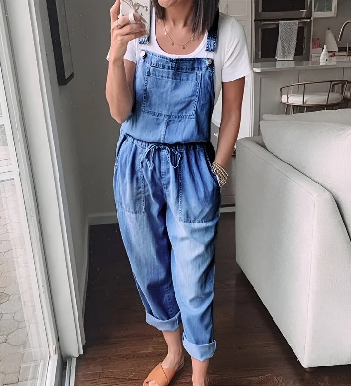 Carly – Combinaison en jean décontractée et stylée