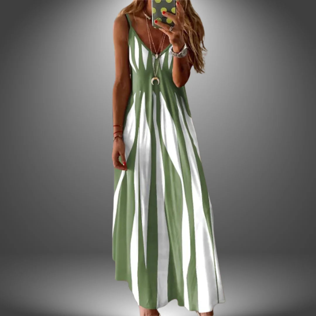 Angela | Robe longue décontractée faite à la main