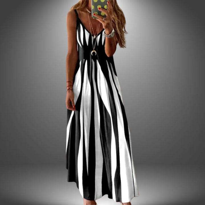 Angela | Robe longue décontractée faite à la main