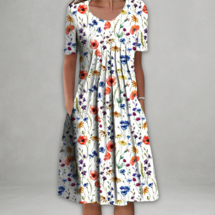 Robe Élégante Mary avec Couverture Abdominale