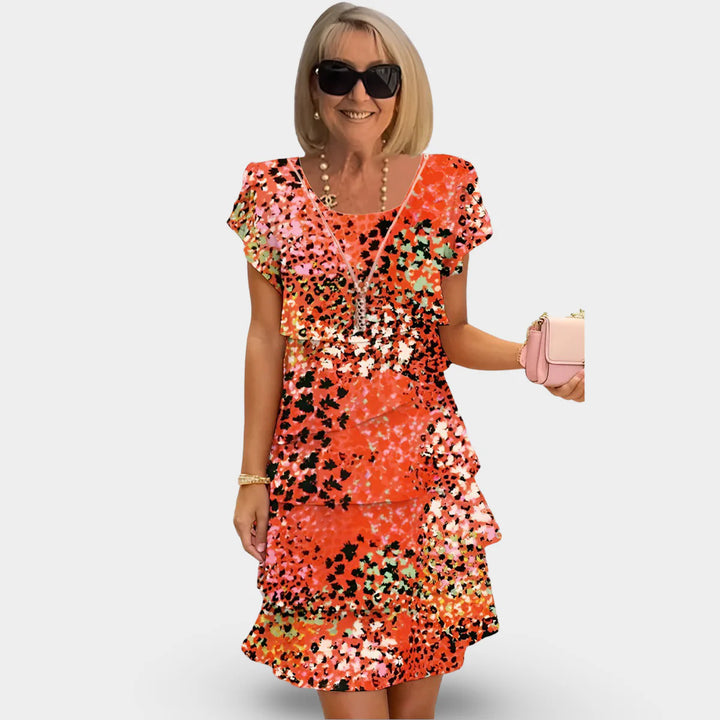 Tindra™ - Robe portefeuille à imprimé léopard