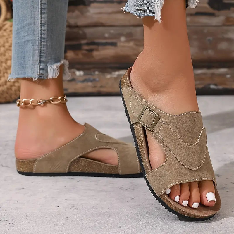 Lydia | Sandales d'été confortables à enfiler