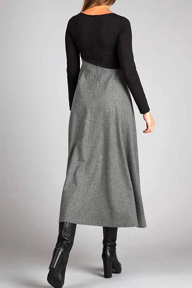 Vinoa | Robe longue à manches longues