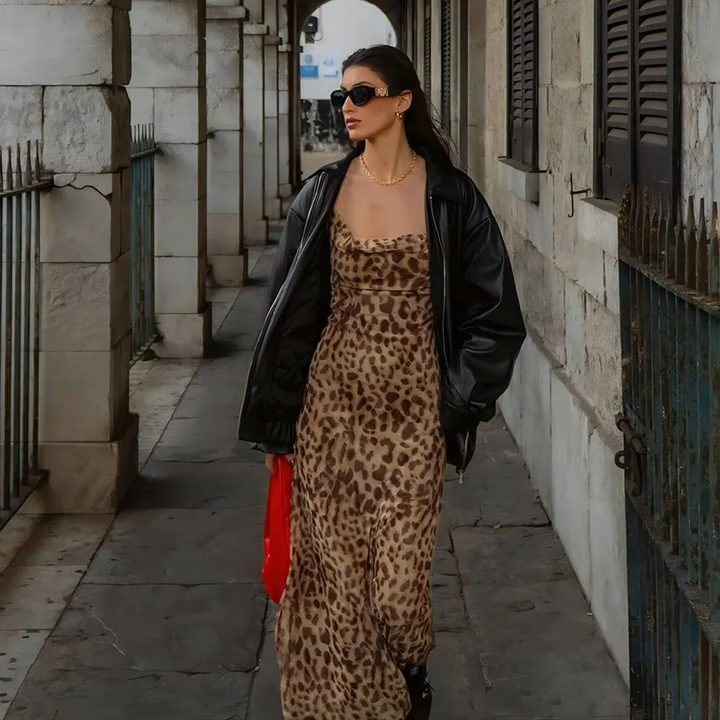 Sophia | Robe Sexy Léopard Été 2024