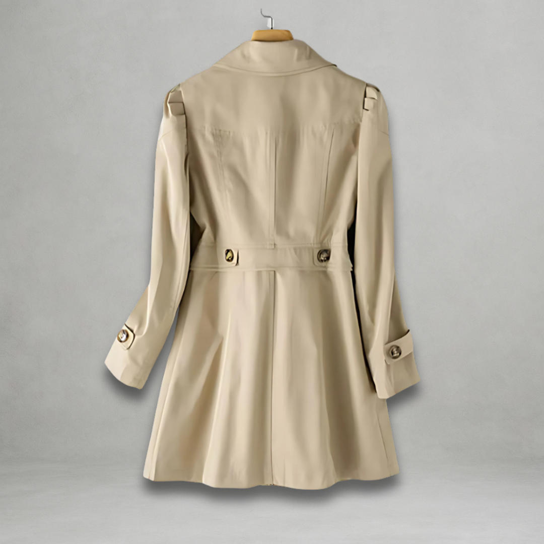 Daniela | Manteau long boutonné au style élégant
