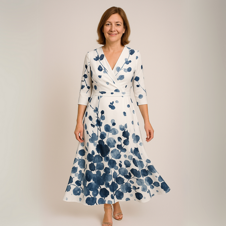 Emily – Robe Fleurie de Luxe