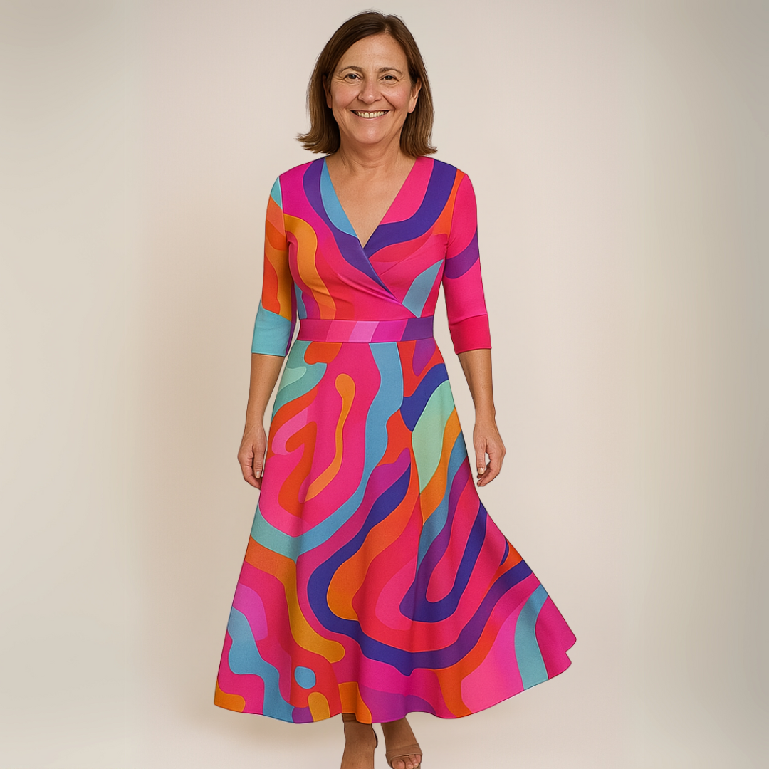 Emily – Robe Fleurie de Luxe
