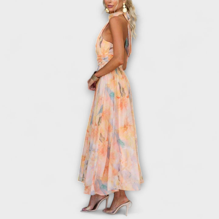 Cristal | Robe Premium à Imprimé Aquarelle