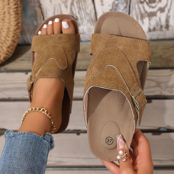 Lydia | Sandales d'été confortables à enfiler