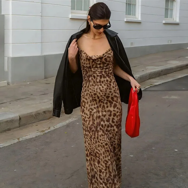 Sophia | Robe Sexy Léopard Été 2024