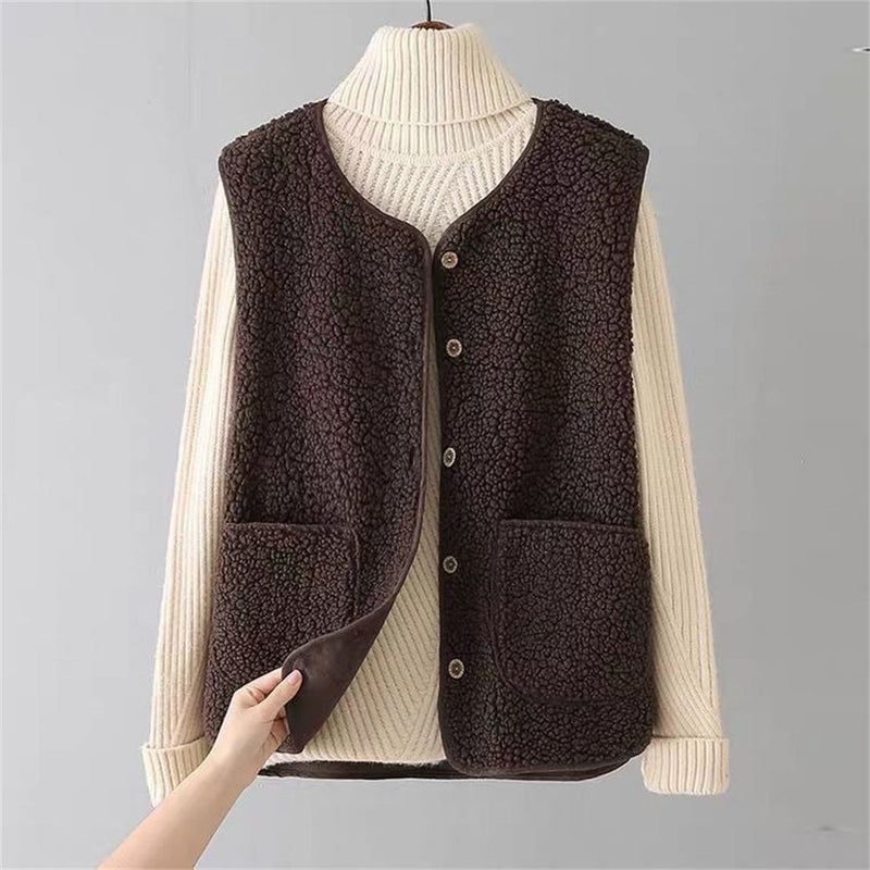 Gilet en laine d'agneau Portofina