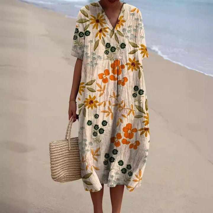 Nicka™ | Robe à imprimé floral vibrant