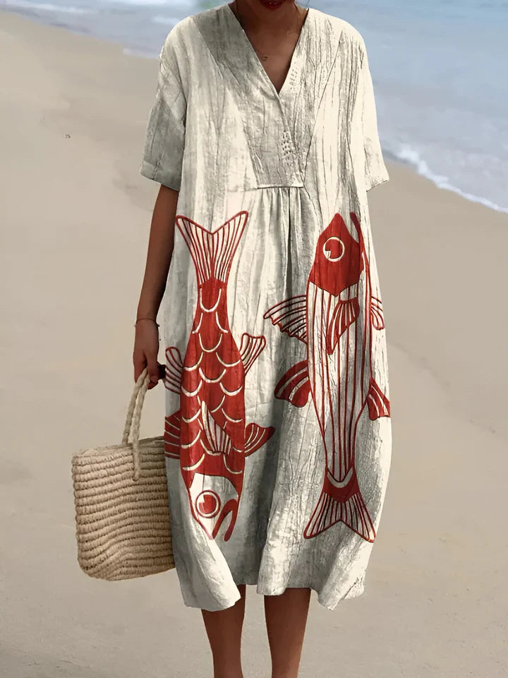 Alida™ | Robe Imprimée Brise d’Été
