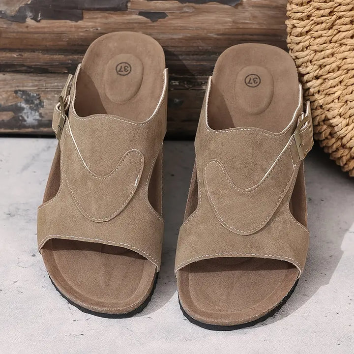 Lydia | Sandales d'été confortables à enfiler